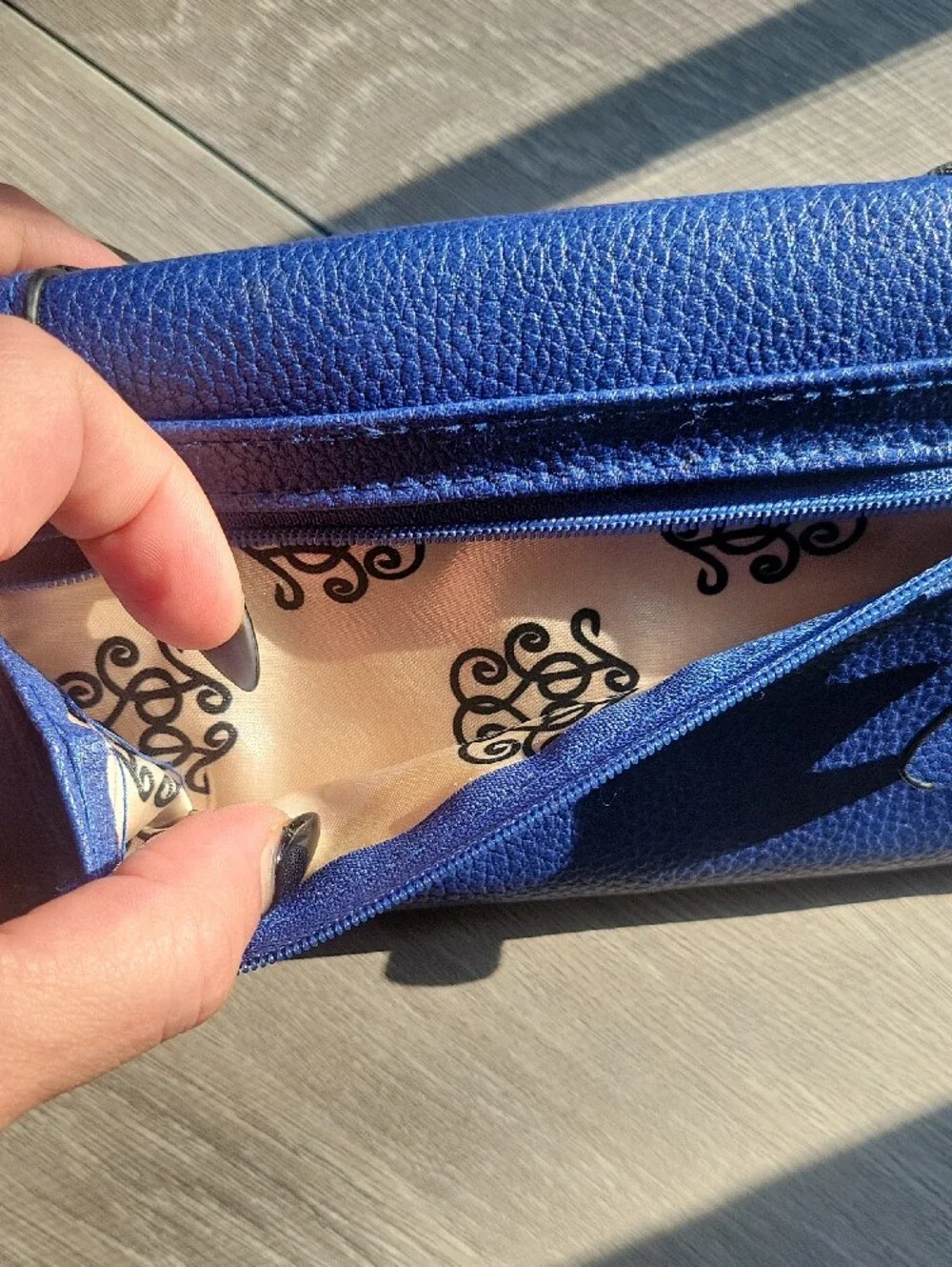Jessica Simpson Royal Blue Wallet Like New